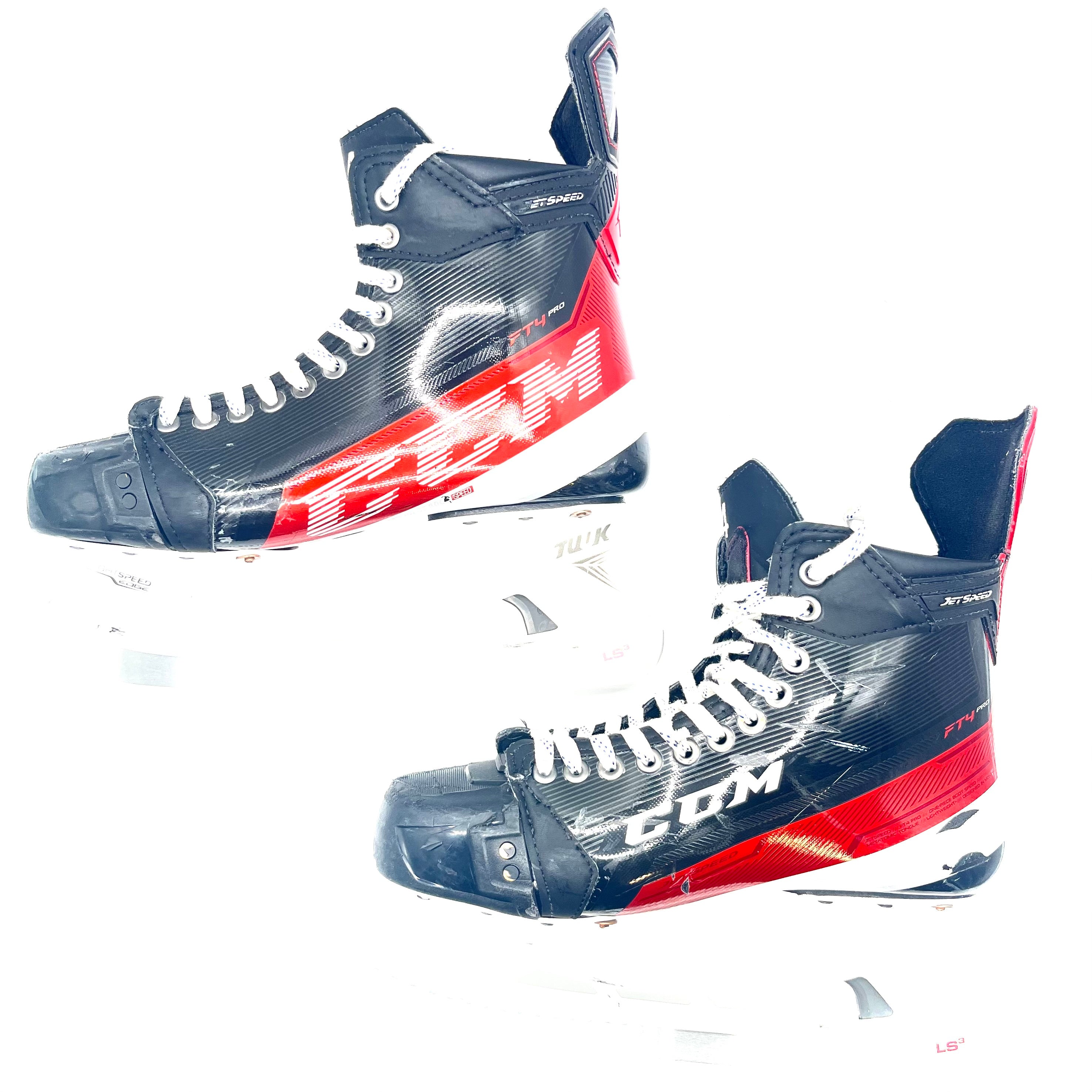 CCM Jetspeed FT4 Pro – Patins de hockey d'occasion NHL Pro Stock – Miles Wood